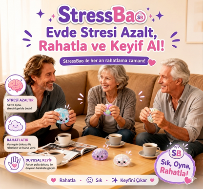 Stressbao™ – Puffy Bao Squishy | Yumuşacık, Stres Atan Kawaii Oyuncak